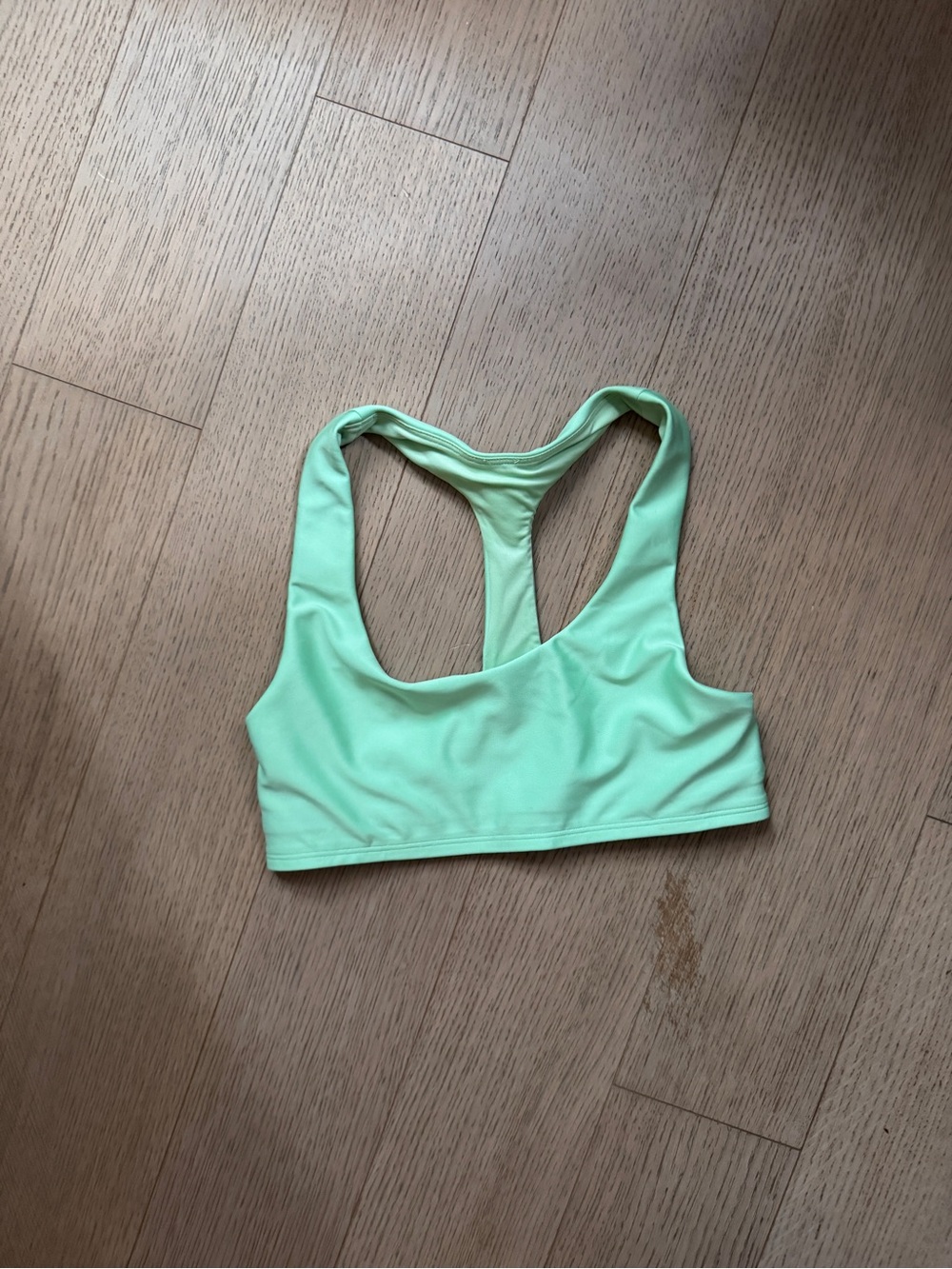 Women’s Mint Green Racerback sports bra  Top / lime green